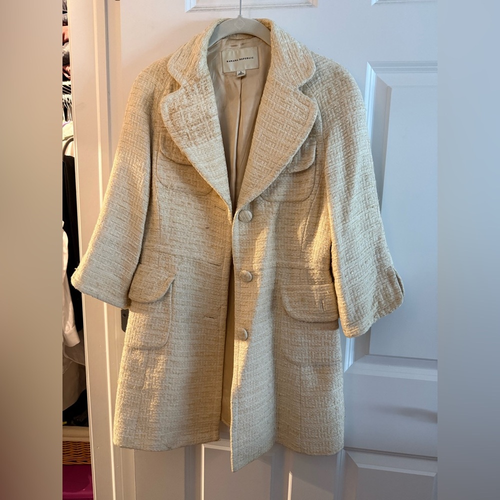 Banana republic Vintage Cream Women's Coat